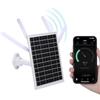VBESTLIFE Modem Router 4G LTE Ad Energia Solare con Pannello da 12 W e Batteria da 18000 MAh, Extender WiFi 6 da 300 Mbps, Slot per Scheda SIM, Portata 150 M, Impermeabile IP66 per (Antenne nere)