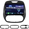 BXLIYER SXAUTO Android 15 IPS Autoradio Per Renault Kaptur Captur (2014-2019) - 2G+64G - Senza fili Carplay & Android Auto - GRATUITI Telecamera - DAB Fast-boot Volante Split-Screen WIFI DSP - 2 Din 9 Pollici