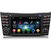 erisin 8-Core Android 16 4GB+64GB Autoradio per Mercedes Benz Classe CLS W219 E-Classe W211 Sportwagon Supporto Carplay RDS Vivavoce GPS DSP WiFi Bluetooth 5.0 Dab+Radio Navigatore