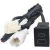 Zilimontt USB Car PD carica rapida per QC3.0 per POLO 2004-2009,Accessorio elettronico per auto,Presa di ricarica per telefono auto