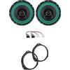 IPNOSIS Kit 2 Casse IP-01165 per Opel Astra H dal 04 al 10, Corsa dal 15 in poi, Corsa D dal 06 al 15, Zafira dal 04 al 15 con 2 Supporti Anteriori,2 Connettori