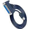 KHZen Cavo Stampante da USB A DB25 Maschio USB A 25 Pin DB25 Femmina 1248 Convertitori Stampanti Paralleli Accessori per Cavi