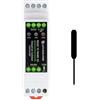 Coolwell Rail-Mount RS232 to RS485 Converter Active Digital Isolator bi-Directional RS485 to RS232 Serial Converter 600W Lightning proof & Anti Surge con indicatori LED