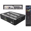 ANFEL S2 Decoder Satellitare Full HD Compatibile Con TV satellitare Rai Satellite e Tv Svizzera Italiana S2 DVB-S2 HEVC H265 MAIN 10,Telecomando Universale 2 in 1 per il ricevitore e la TV