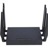 HUSHUI Router WiFi 6 CPE 5G, Banda 1201Mbps 5GHz Banda 574Mbps 2,4GHz con 8 Antenne Ad Alto Guadagno e Slot per Scheda SIM, per L'Asia Centrale (Spina europea)
