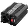 ALCAPOWER Inverter di Tensione Alimentatore by President 300W 12V, Uscita 230V, Onda sinusoidale modificata, Presa USB 5V 500mAh, con Pinza di Alimentazione e Presa accendisigari Inclusa