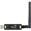 Waveshare USB to LoRa Data Transfer Module, Based On SX1262, Suitable for Data Acquisition in Industry and Agriculture,XTAL crystal oscillator,850~930MHz frequency for Europe, America and Oceania
