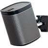 RO&CO B-TECH BT332 Black - Coppia Supporti da Parete per Altoparlanti - Supporto Universale con Inclinazione e Rotazione - Per Altoparlanti fino a 5 kg - Installazione Compatta - Nero.