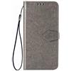 Fertuo Cover Huawei Nova 5T, Custodia Portafoglio a Libro in Pelle Flip Cover con Porta Carte, Kickstand, Chiusura Magnetica [Disegni di Mandala] Case Antiurto per Huawei Nova 5T, Grigio