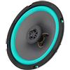 Akozon Casse Auto 16 cm Super Titanium Tweeter Altoparlante 6,5 Pollici 100W per Portiera
