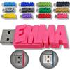 CLE USB FUN Chiave USB personalizzata con il tuo testo (64 GB e 128 GB) - un regalo personalizzabile, originale e unico - USB 3.0 (64 GB)