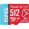 TEAMGROUP APEX - Scheda microSD Express da 512 GB, scheda di memoria microSDXC U3 A1 V30 R/W fino a 800/700 MB/s, compatibile con Nintendo Switch2, compatibile UHS-I, con adattatore