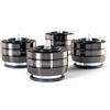 IsoAcoustics Gaia II Neo in Dark Chrome - Piedini isolanti per altoparlanti e subwoofer, 55 kg o meno, set da 4