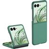 QJONSIU Cover Compatibile con Motorola Razr 60 Ultra, Antigraffio Ultra Sottile e PC Protezione Case per Motorola Razr 60 Ultra-Verde