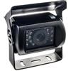 MF artSHOP Telecamera Posteriore Universale per Auto, Camper e Camion, Visione Notturna LED, IP68 Impermeabile, 170° Grandangolare, Regolazione 360°, Nero o Bianco (Nero)