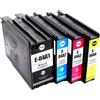 ELUPNMF Cartuccia d'inchiostro compatibile per T04A1 T04A2 T04B1 per Workforce Pro WF-C8190 WF-C8690 WF-C8610 Cartuccia d'inchiostro pigmentato(T04A1-4 1set)