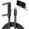 Generico 2-in-1 Invisible Holder Charger Cable - 240W Fast Charging Cord with Built-In Phone Stand, Type C and Folding Phone Holder 5ft for iPhone 15-17/Smartphones/Tablets (1Pcs)