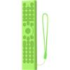 Generic Custodia protettiva per telecomando HISENSE ERF2K38H, con cordino, antipolvere, antigraffio, copertura completa, in silicone, accessorio per Smart TV (verde luminoso)