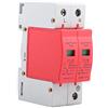 Walfront Dispositivo di Protezione Contro le Sovratensioni AC, Protezione Contro le Sovratensioni della Casa, Scaricatore di Bassa Tensione per Fulmini Fotovoltaici (2P40KA)