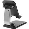 HOMSFOU Supporto Regolabile per Cellulare Pieghevole da Tavolo, Porta Cellulare Multifunzionale Stabile Cuscinetto Antiscivolo, Supporto Portatile per Videochiamate e Uso Domestico