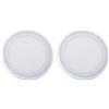 CCYLEZ 2PCS Cover per diffusore, 6,5/8 pollici Griglie per diffusori Cover Cerchio decorativo, Griglia per diffusore universale in rete per altoparlanti domestici Soffitti Car