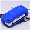 mt key Key Soft Case Cover protettiva Chiave per auto Porsche 955 Cayenne Chiave pieghevole Remote/Colore: blu scuro
