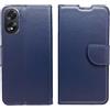KEJI Cover Custodia per OPPO A38 4G, Cover Custodiaa Libro in Pelle Portafoglio con Supporto Flip Caso Supporto Stand Chiusura Magnetica OPPO A38 4G, Elegante (BLU)