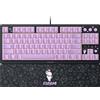 Razer Ornata V3 TKL: tasti discreti, interruttori a membrana meccanica, tasti rivestiti con UV, tasti multimediali retroilluminati, illuminazione RGB a 8 zone, poggiapolsi
