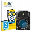 brotect Pellicola Protettiva Vetro per Pioneer CDJ 3000 (Circolo) Protezione Schermo (3 Pezzi) [Durezza Estrema 9H, Chiaro]