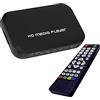 Bolwins A28C Bolwins Full HD 1080P - Lettore video con HDMI/AV/VGA - USB e SD Riproduzione per film, musica e foto - Loop & Auto Play - Scatola di riproduzione offline con telecomando