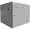 EXTRALINK Rack 19 pollici 9U - Armadio rack 600x600 mm, per montaggio a parete o a pavimento, capacità di carico 60 kg, corpo in metallo, apertura anteriore e posteriore, grigio