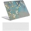 HLAAJJX Custodia Compatibile con Macbook Pro 15 pollici 2015 2014 2013 2012 con display Retina A1398, Case Rigida Protettivo Plastica Copertina & Tastiera Cover, Fiori