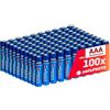 AgfaPhoto Batterie Alcaline PLUS AAA LR03 1.5V Confezione da 100, Lunga Durata, Ideali per Telecomandi Giocattoli Fotocamere, Prestazioni Affidabili, Conservazione 7 Anni