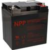 Akkuman.de Akkutechnik vom Fachmann NPP Batteria al piombo AGM NPD 12-28 12V 28Ah resistente ai cicli come WP30-12TNE, TL12-28, MPL28-12