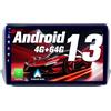 FAJSE 10.1'' autoradio Android per Peugeot 208 2008 2012~2018 radio stereo lettore multimediale Blue Ray supporto Wireless Carplay Android Auto, navigazione GPS, Bluetooth, SWC, FM, WIFI, 4G