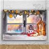Bovlleetd 250x180cm Buon Natale Backdrop Snowman Oil Lamp Fotografia Sfondo 3D Snow Scene Albero di Natale Ramo Decorazione Banner per Festa di Natale Decorazione Photo Booth Props