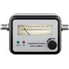 ANFEL Sat Finder Misuratore rilevatore di satelliti con indicazione del livello segnale acustico - Universale - Potenziometro di regolazione - HD Compatibile