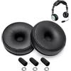 Voarmaks Kit di aggiornamento delle guarnizioni per orecchie, compatibile con David Clark DC Pro X/X2 Series, cuscinetti auricolari di alta qualità + 3 copri microfono, ricambio per maggiore