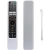 Hesupy Custodia protettiva in silicone per telecomando Sony RMF TX500U TX500P TX500E TX600U TX600E TX600C TX621E TX621U TX520U TX520P Series TV Remote Protector Soft Skin Protector con cordino (bianco)
