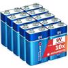 AgfaPhoto Batterie Alcaline PLUS D LR20 1.5V Confezione da 12, Lunga Durata, Ideali per Lampade Radio Giocattoli, Prestazioni Affidabili, Uso Domestico e Professionale, Conservazione 7 Anni
