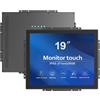 GreenTouch Monitor touch screen PCAP a telaio aperto da 19 pollici a 10 punti ad alta luminosità - Display touch industriale all'aperto -16:9 -TFT LCD