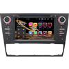 Erisin 7 pollici 8-core 4GB+64GB Android 14 Autoradio Bluetooth Lettore CD per BMW 3 E90 E91 E92 E93 M3 Supporta GPS Navigatore DAB+ CarPlay senza fili Android Auto DSP WiFi OBD2 Canbus USB DVD FM