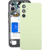 ZORSOME Cover posteriore di ricambio per batteria compatibile con Samsung Galaxy A54 SM-A546B, copertura posteriore di ricambio per porta batteria con copriobiettivo fotocamera (verde)