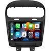 7SIMO 2GB RAM 64GB ROM Android 14 Autoradio Navigatore per Fiat Freemont Dodge Journey 2011-2020 9 Pollici Car Tablet Stereo con Navigazione GPS Wireless Carplay Android Auto Touch Screen Wifi Multimedia