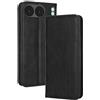 Topme Cover per OnePlus Nord 4 5G / OnePlus Nord4 5G (6.74 Inches) Custodia Case, Custodia per Telefono in Pelle Elegante Slot per Schede Testurizzato.Nero