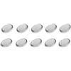 Generico CR2032 10 Lotto pile 2032 CR 3V Litio Lithium bottoni lithio batterie kq