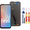 SiuVorZhi Display LCD compatibile con DOOGEE Fire 6 Display LCD Touch Screen Assembly Riparazione Parti di ricambio con strumenti.