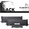 Betaink 2 Toner TL-410 TL410 Compatibili con Pantum P3010D P3010DW P3300DN P3300DW M6700D M6700DW M7100DN M7100DW M6800FDW M72 versione da 1.500 Copie