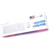 SIMPLETEK - Kit Mouse & Tastiera Wireless 2.4G Layout USA | American US Keyboard QWERTY con Tastierino Numerico Mouse Ergonomico 3 Tasti Ricevitore USB
