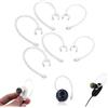 ROSETOR Universale 4 paia (8Pcs) Silicone Trasparente Bluetooth Ear Ganci di Ricambio Pezzi di Ricambio